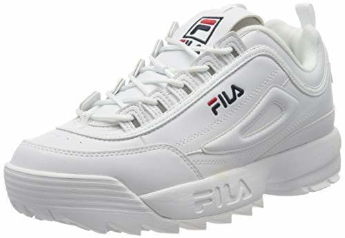 Moda Fila Disruptor Low, Zapatillas para Hombre, Bianco