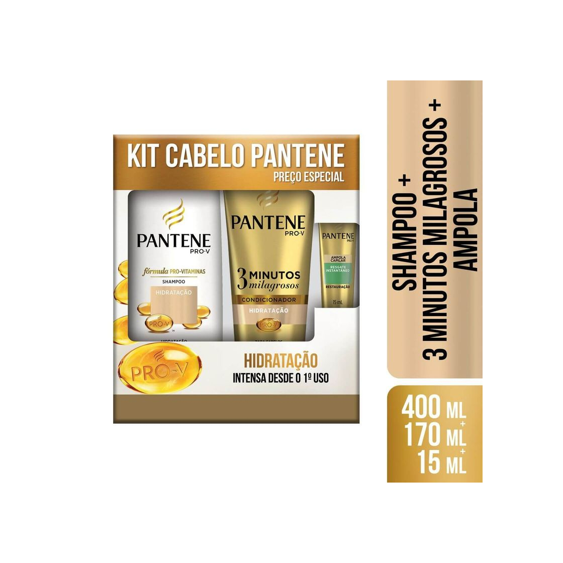 Product Shampoo e condicionador Pantene 3 minutos milagrosos