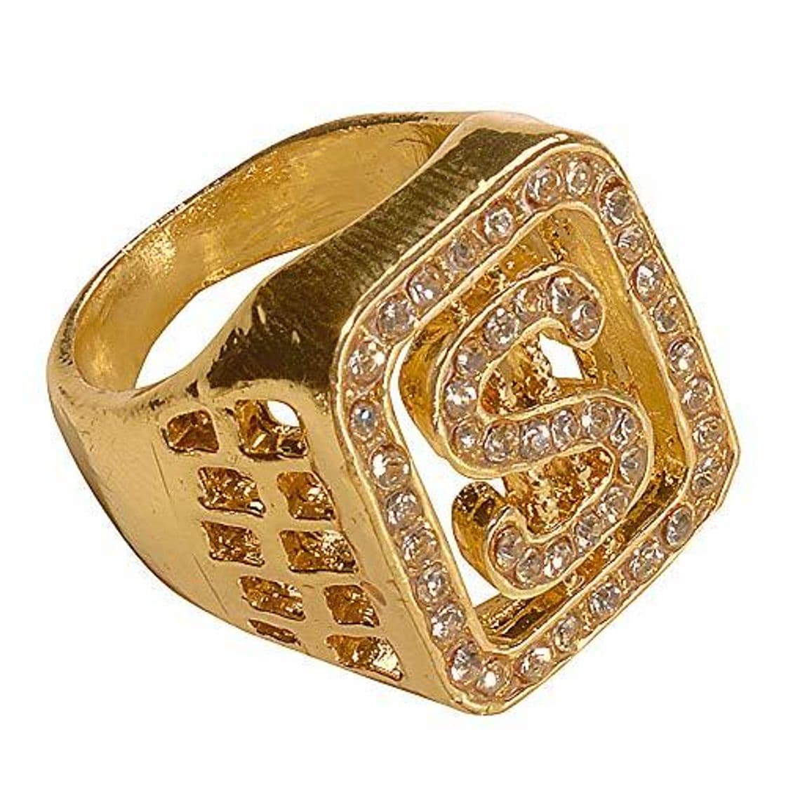 Producto WIDMANN 2112P ? Anillo dorado con brillantes y símbolo del dólar