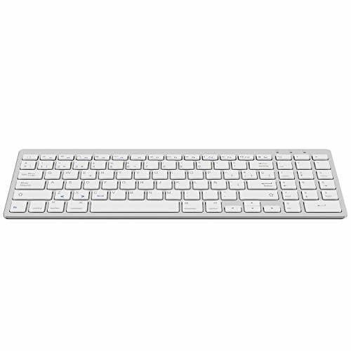 Electrónica OMOTON Teclado Inalámbribo Compatible con iPad/iPad Pro/iPad Air/iPad Mini/iPhone y Todas Sistemas