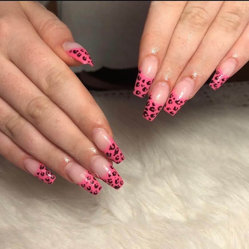 Moda French Pink Leopard