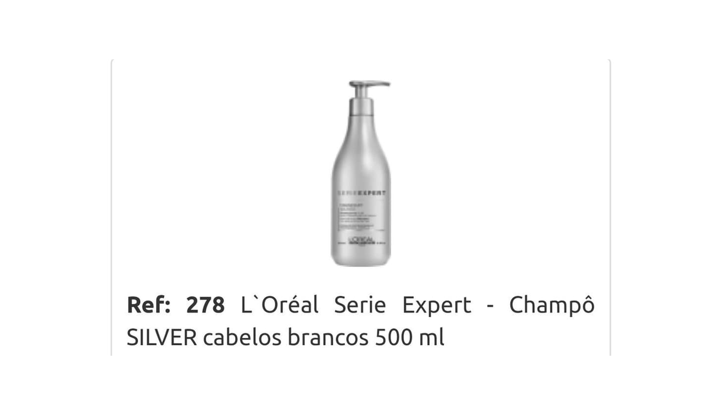 Producto Shampoo L'Oréal silver 