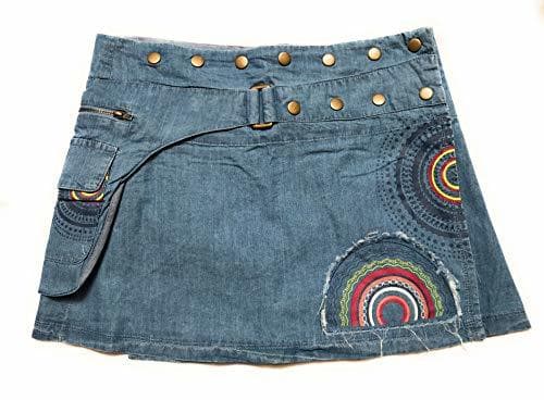 Lugar Coline Monedero Mini Jeans Falda