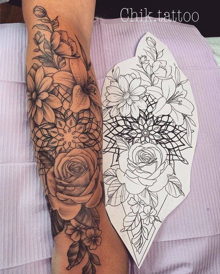 Fashion Tatuagem♥️💉🌹