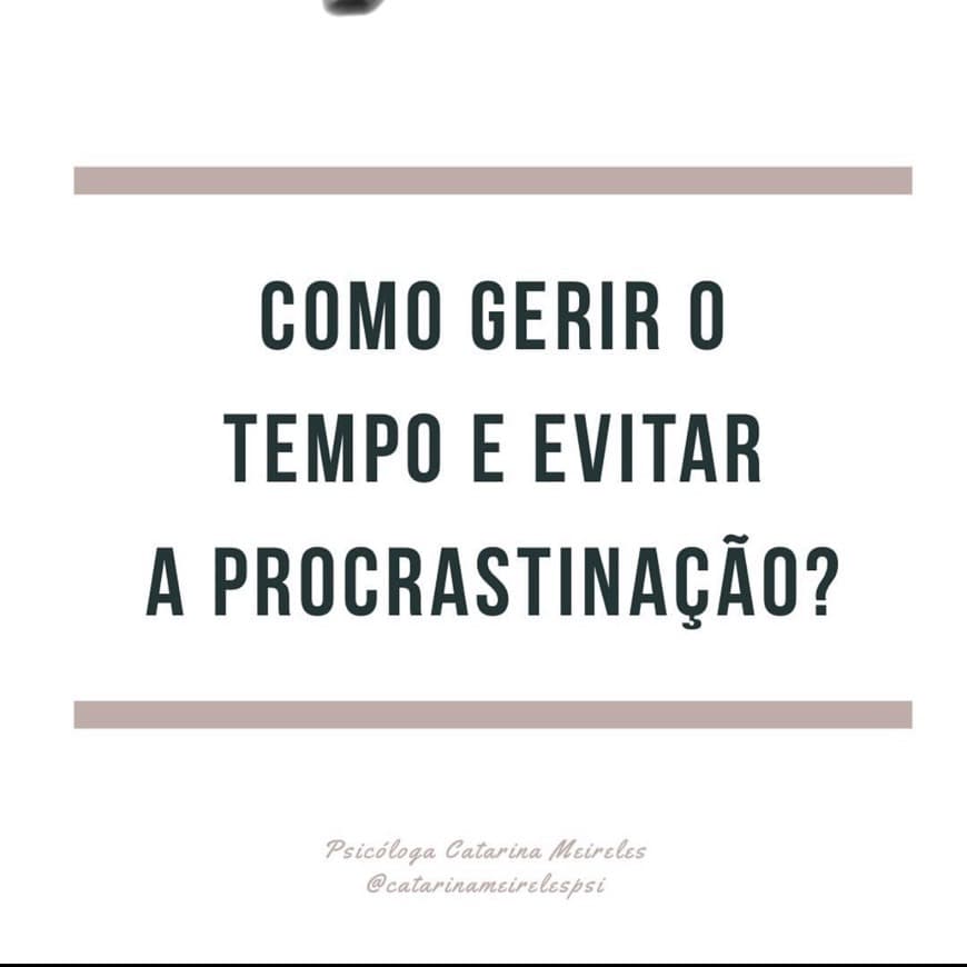 Moda Como gerir o tempo e evitar a procrastinação?