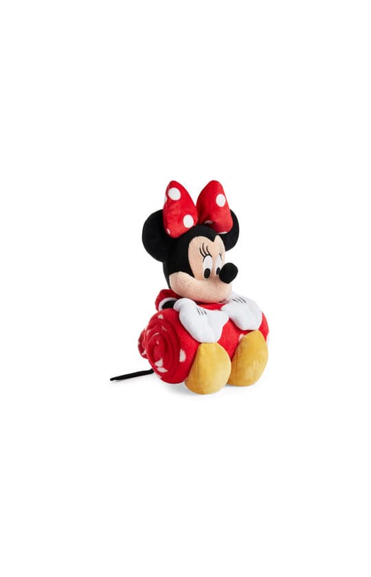 Product Peluche de Minnie Mouse con manta roja