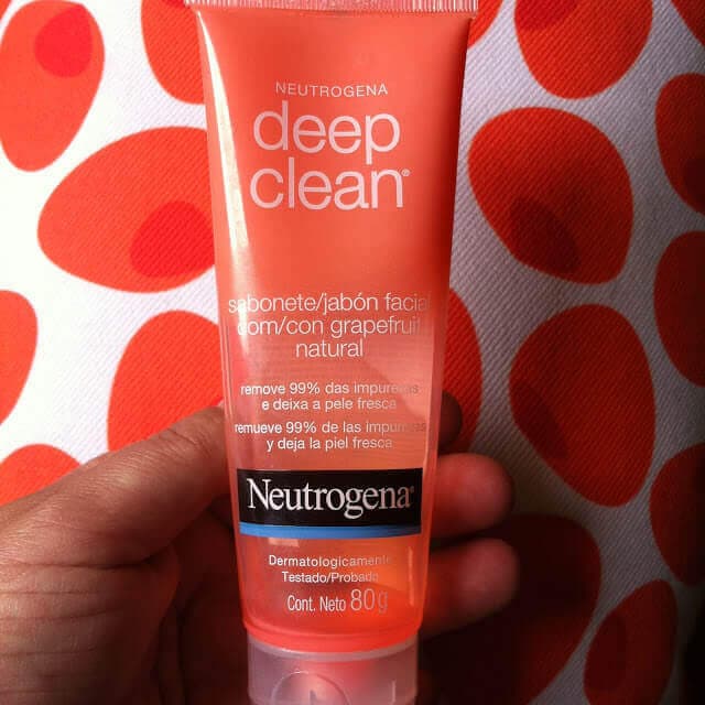 Fashion sabonete facial deep clean grapefruit,Neutrogena,80g