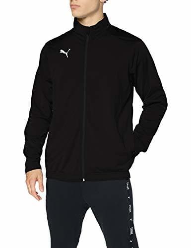 Fitness Puma LIGA Sideline Poly Core, Chaqueta de Entrenamiento, Hombre, Negro