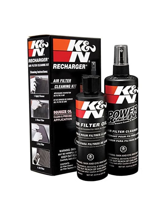 Producto K&N Kit de Limpieza del Filtro de Aire 204 ml y 355