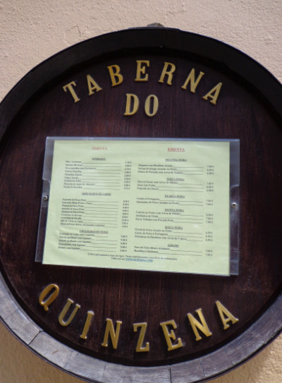 Restaurants Taberna do Quinzena