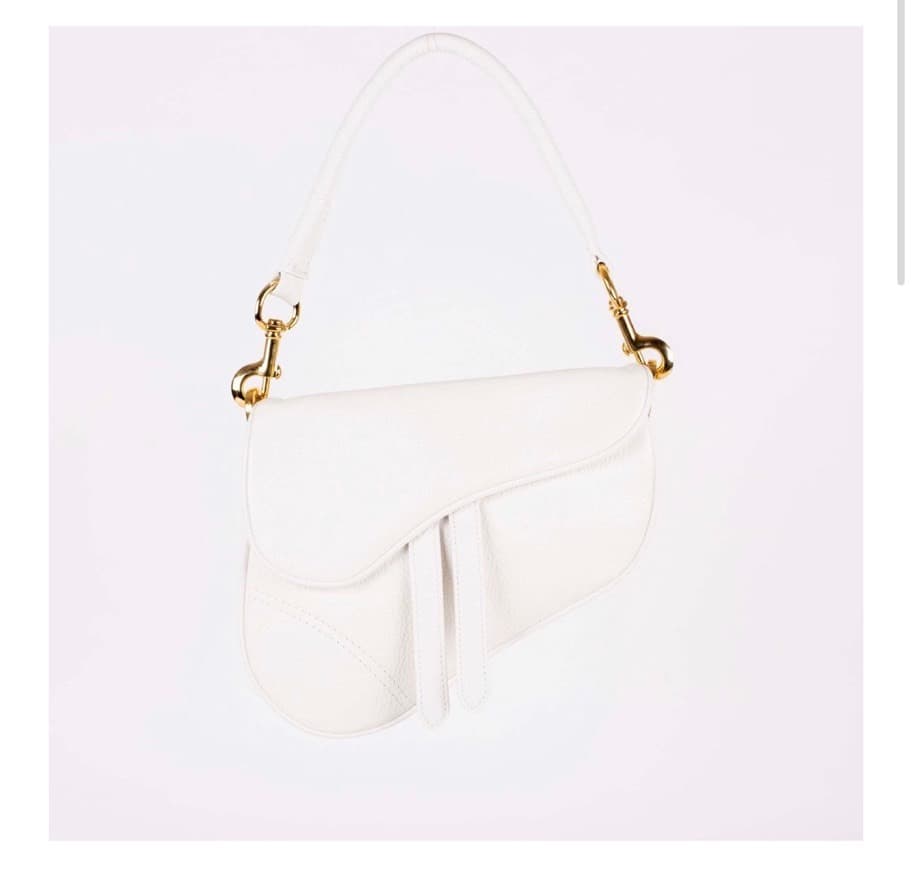 Moda White saddle bag