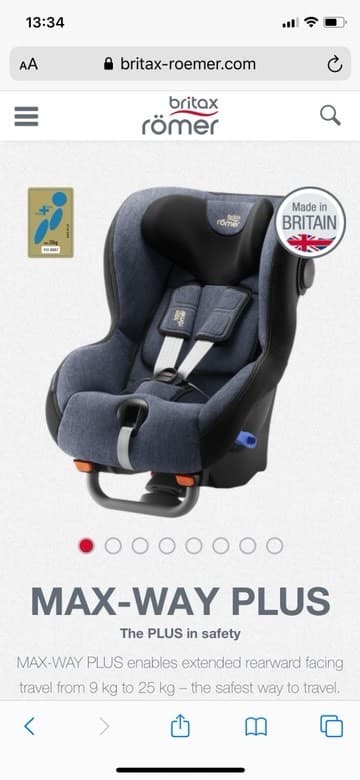 Producto Britax Römer max way plus 