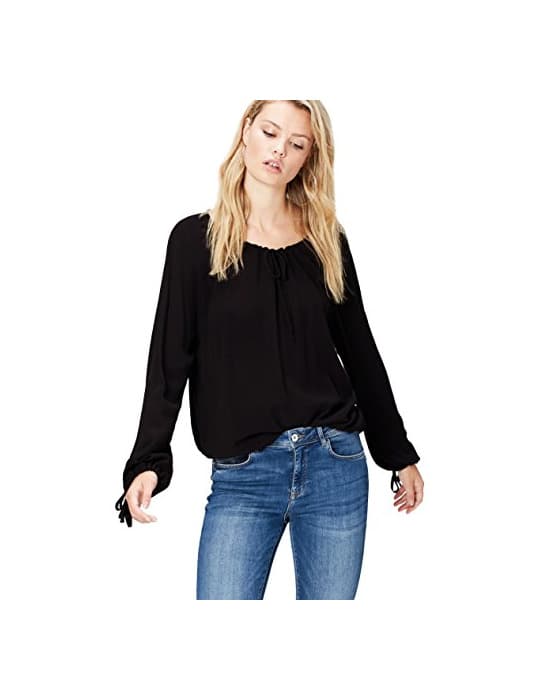 Fashion find. Oversized Blusa para Mujer, Negro