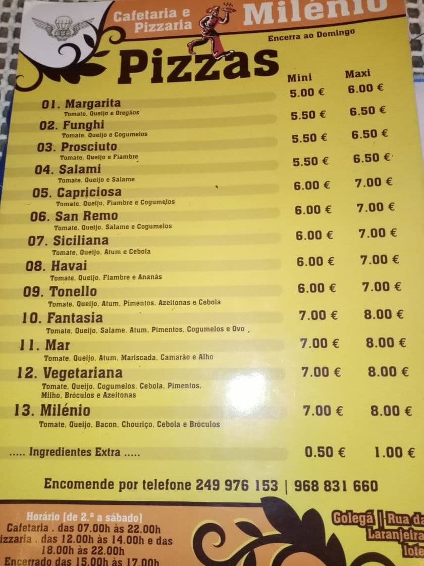 Restaurants Pizaria Milénio