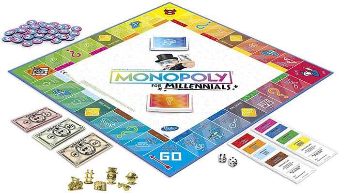 Moda Monopoly for Millennials Board Game: Toys & Games - Amazon.com