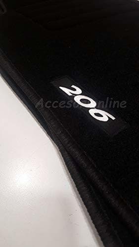 Place Accesorionline Alfombrillas Peugeot 206 1998-2014 Juego Completo para 3/5puertas