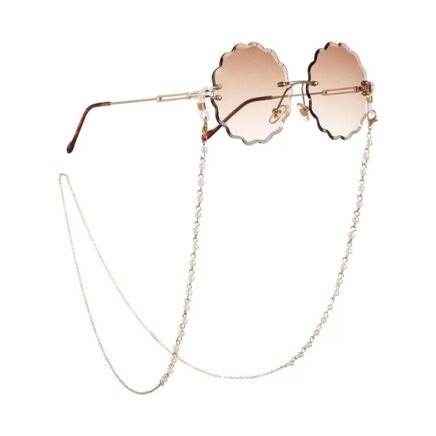 Fashion Reading Glasses Chain for Women Metal Sunglasses