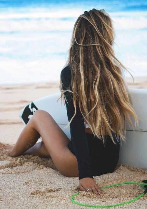 Fashion cabelo surfista 