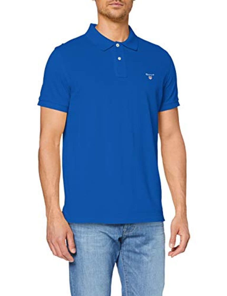 Producto Gant Original Pique SS Rugger, Polo Para Hombre, Azul