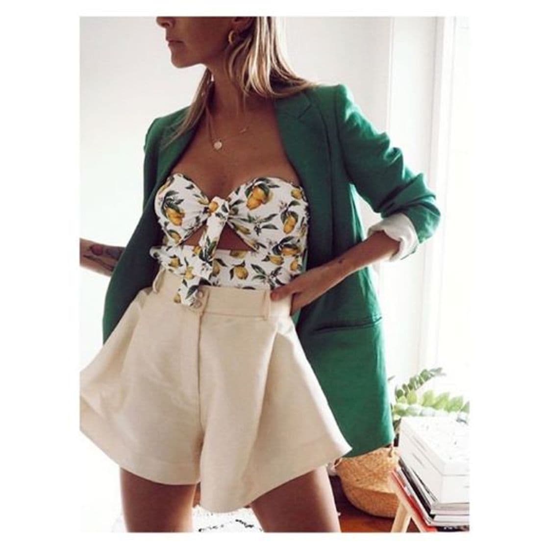 Moda Shorts y blazer Zara