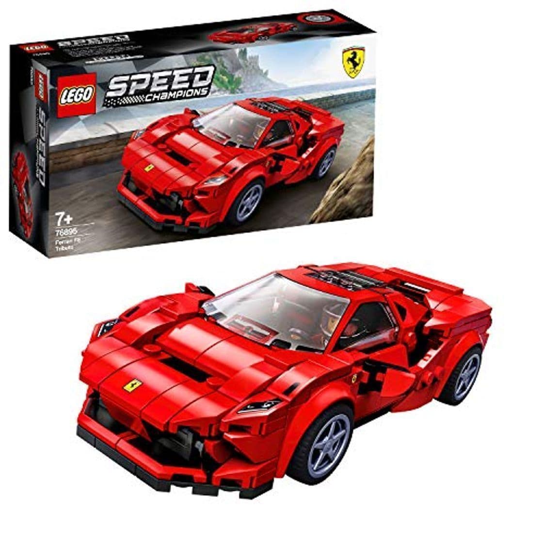 Product LEGO Speed Champions - Ferrari F8 Tributo, Set de Construcción de Coche