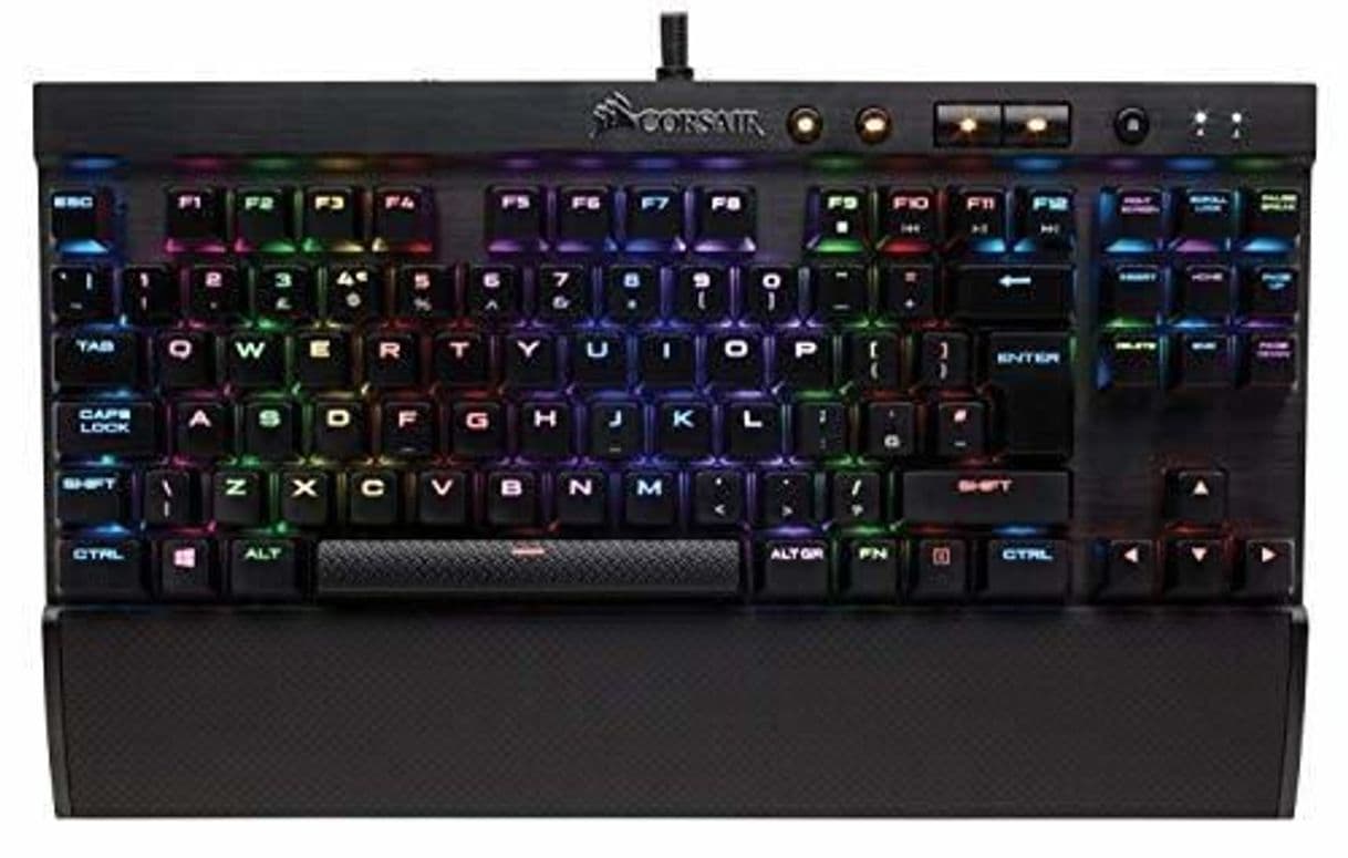 Electronic Corsair K65 RAPIDFIRE RGB - Teclado mecánico Gaming