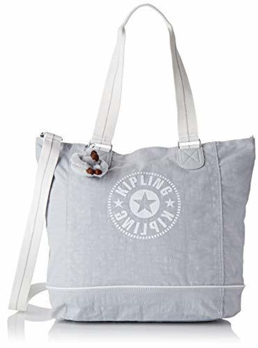 Fashion Kipling - Shopper C, Bolsos totes Mujer, Gris