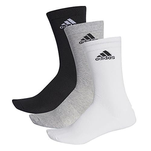 Fitness Adidas per Crew T 3Pp Socks, Hombre, Negro