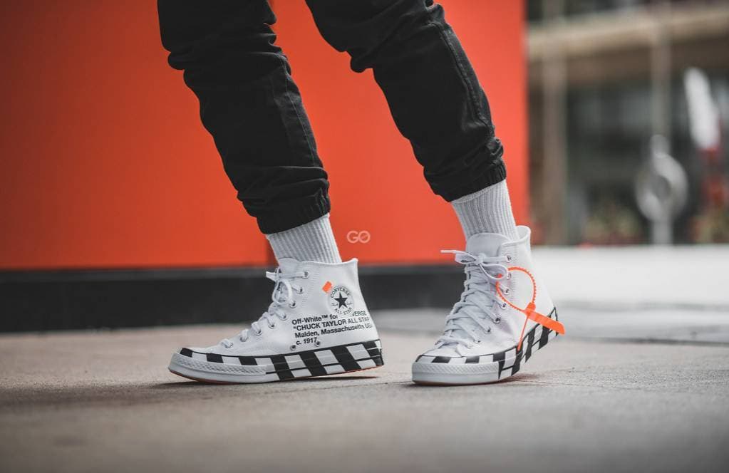 Moda ⚪ Converse X OFF-WHITE Chuck 70 By Virgil Abloh ⚫