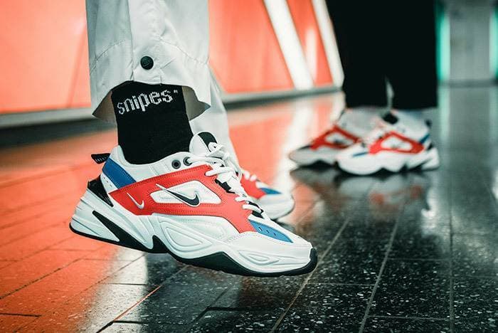 Moda 💙 Nike M2K Tekno 🧡