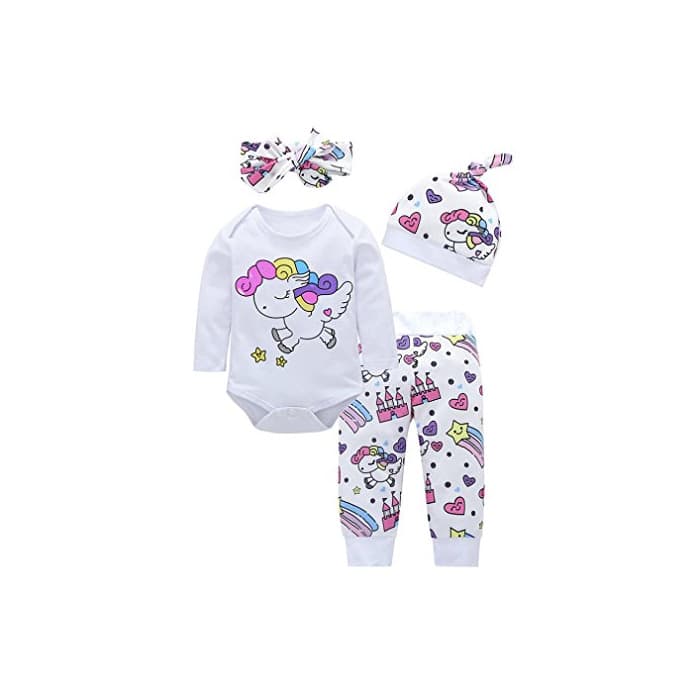 Fashion K-youth Conjuntos Bebe Niña Navidad Estampado Animal Body Bebe Manga Larga Monos