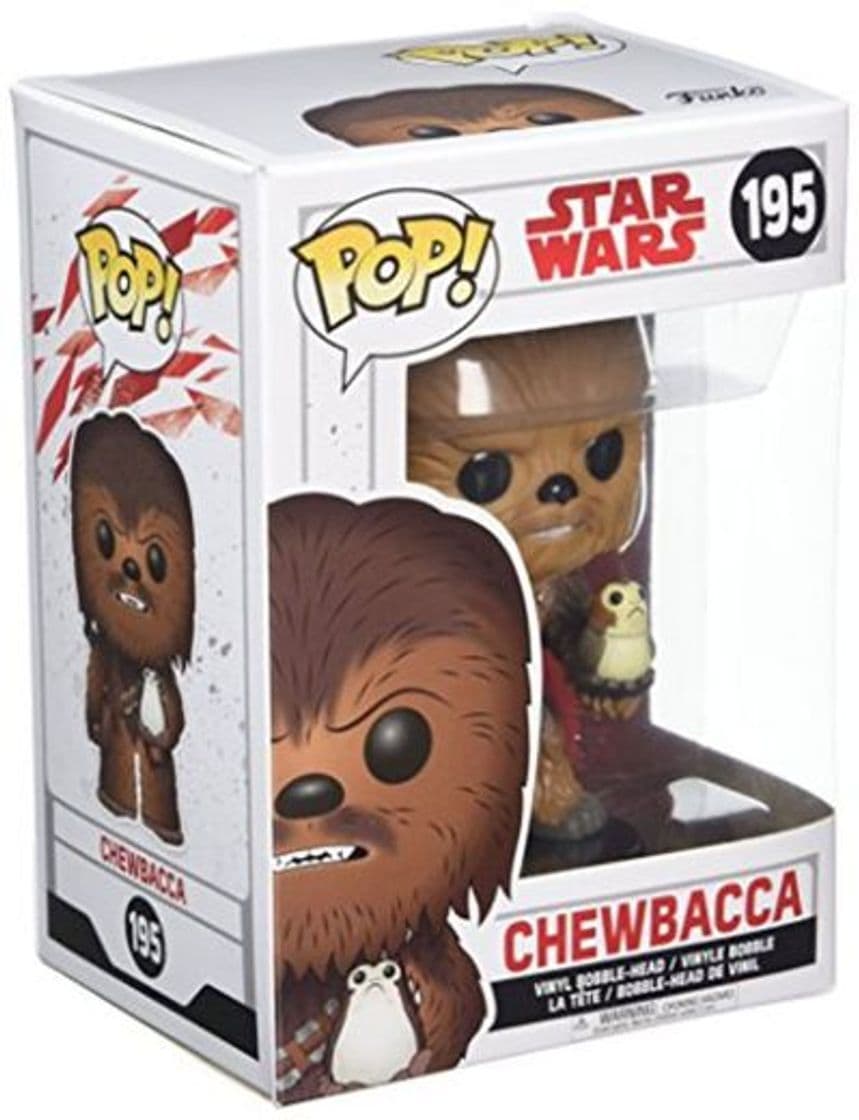 Juego FunKo - Pop! Bobble Colección Star Wars - Figura Chewbacca con PORG