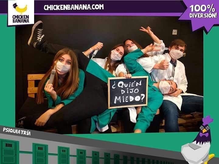 Fashion Psiquiatría - Chicken Banana - Escape Room Barcelona