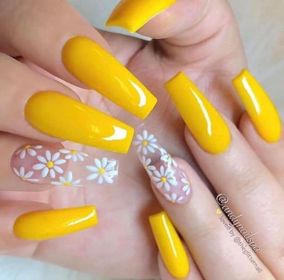 Fashion Uñas Amarillas 💛