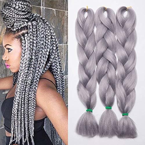 Beauty 3pcs/300g 24inch Synthetic Ombre Kanekalon Jumbo Braiding Hair Extensions African Box Braids