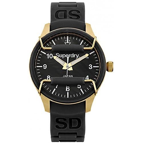 Place Superdry sou Wester Reloj para Hombre Analógico de Cuarzo japonés con Brazalete