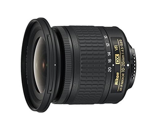 Lugar Nikon AF-P DX 10 – 20 mm f/4.5 – 5.6 G VR Objetivo, Negro [Nital Card