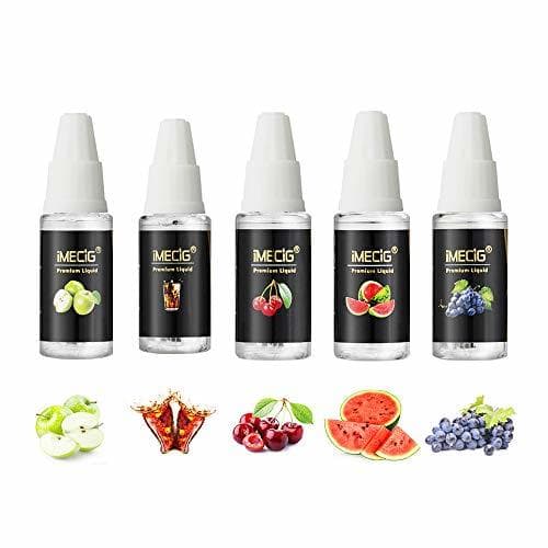 Beauty IMECIG 5x10ml Multi Vaper E Cig Juice Frutas E Líquido Premium Vape