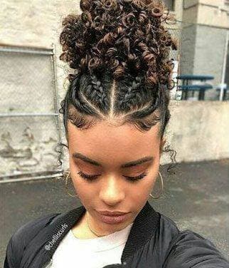 Fashion penteado lindoo e simples🌺🥰😍