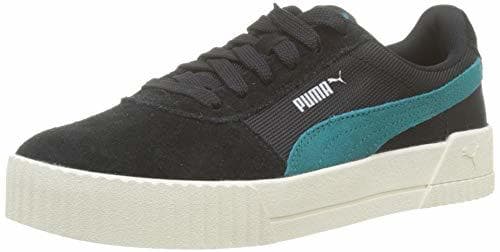 Moda PUMA Carina Lux SD Zapatillas Mujer, Negro