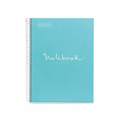 Producto Miquelrius Cuaderno A4 Emotions Azul Cielo 80 hojas Cuadrícula