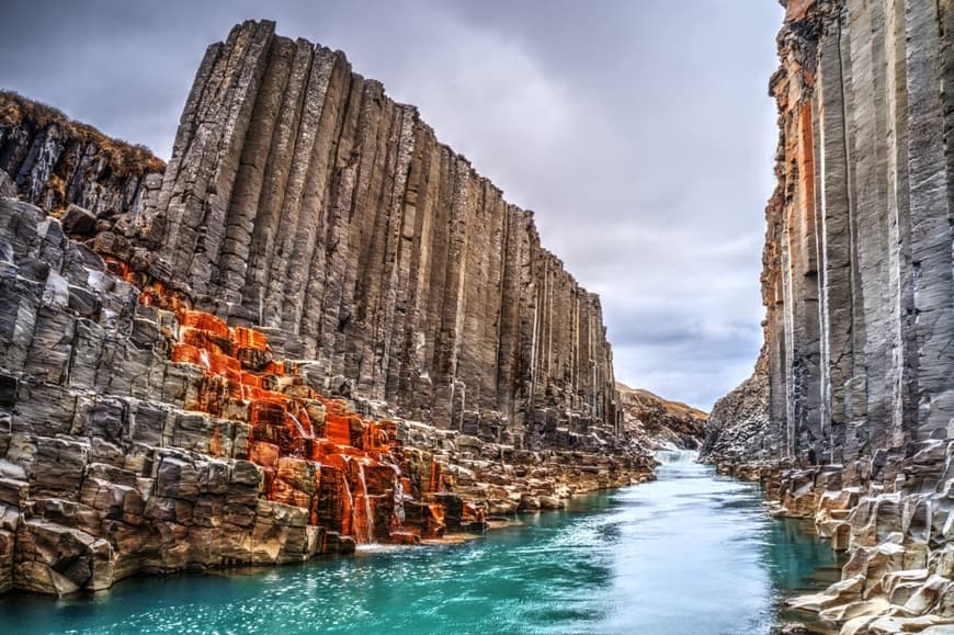 Lugar Stuðlagil Canyon