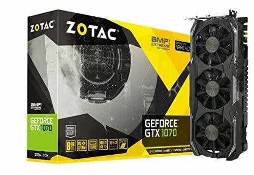 Electrónica ZOTAC GeForce GTX 1070 AMP! Extreme Core 8GB GDDR5X