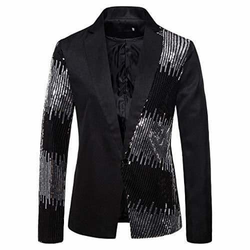 Product ZODOF Trajes para Hombres Negocio Blazer Chaqueta Trajes Hombre Vestir Slim Fit