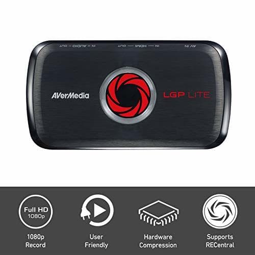 Electronic AVerMedia LGP Lite - Capturadora YouTube y Twitch, HD 1080p, Latencia Ultra