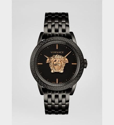 Moda BLACK PALAZZO EMPIRE WATCH VERSACE