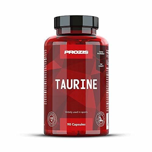 Lugar Prozis Taurina Pura, Suplemento de Aminoácido 90 Cápsulas, 1000 mg