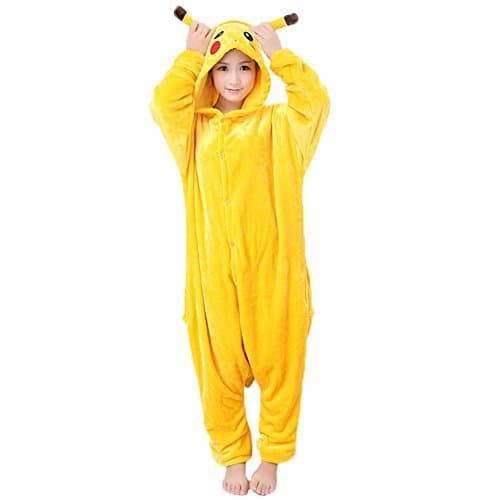 Producto JunYito Pijama Pikachu Animale Disfraz Stitch Traje Niños Niña Adulto Mujer Invierno