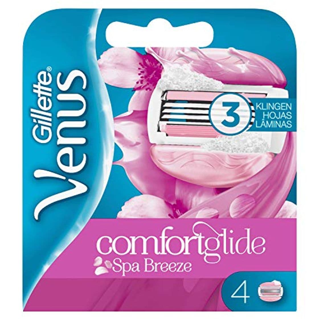 Belleza Venus ComfortGlide Spa Breeze Recambio de Maquinilla 2-en-1