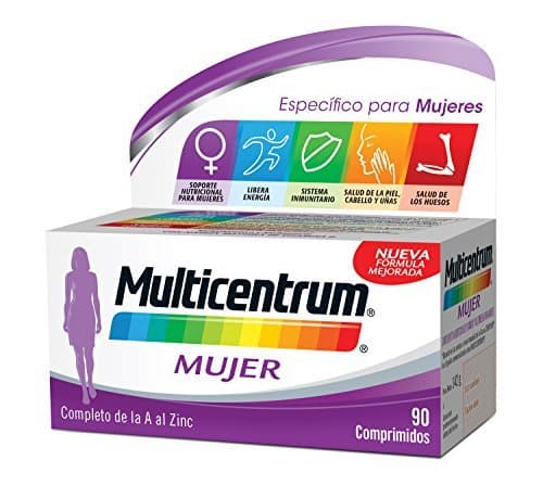 Belleza Multicentrum Mujer Complemento Alimenticio con 13 Vitaminas y 11 Minerales